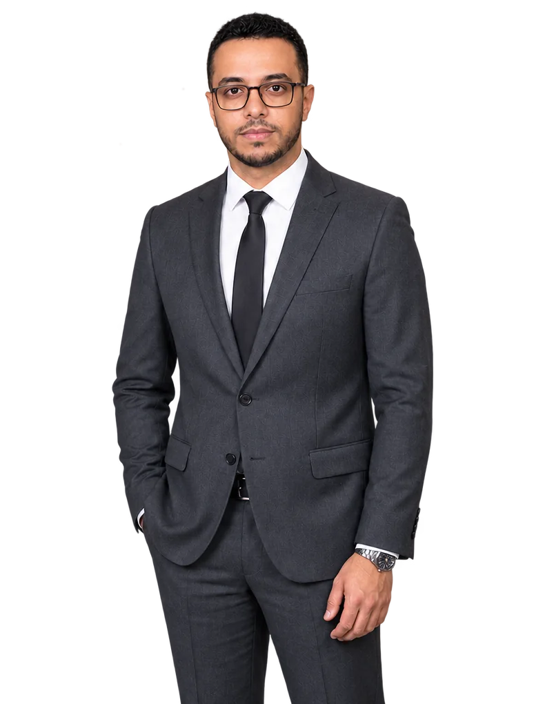 Ahmad Eid, full-length portrait